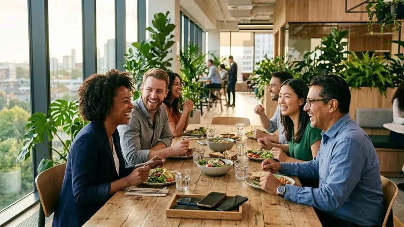 Phone-free lunch break: A real break, not a screen